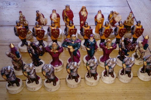 Chess pieces detailed - chess,