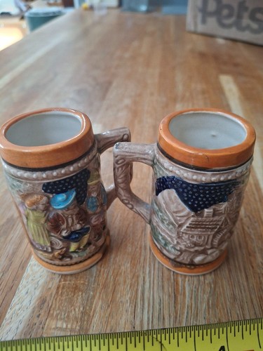 Pair vintage tiny beer - vintage,