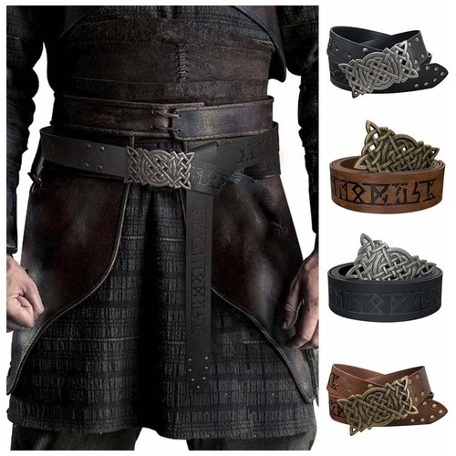 Leather medieval belt viking - belt,