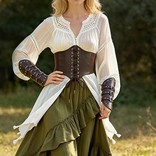 3pcs renaissance costume - 3pcs,