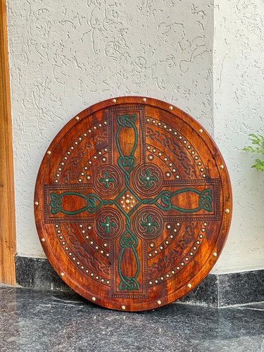 Celtic wooden shield - celtic,