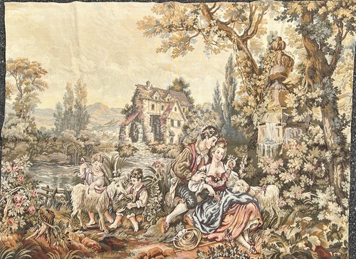 Vintage tapestry large - large, wall