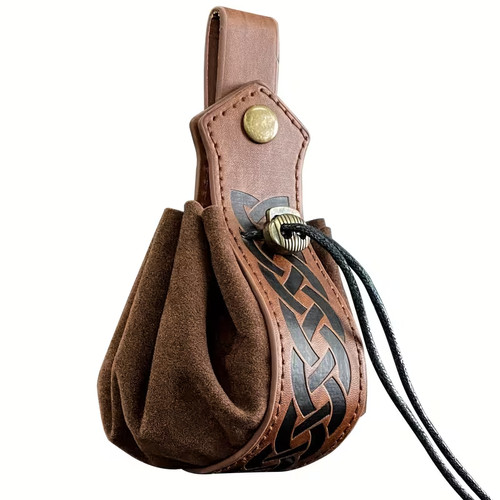 Medieval pouch belt bag - belt,